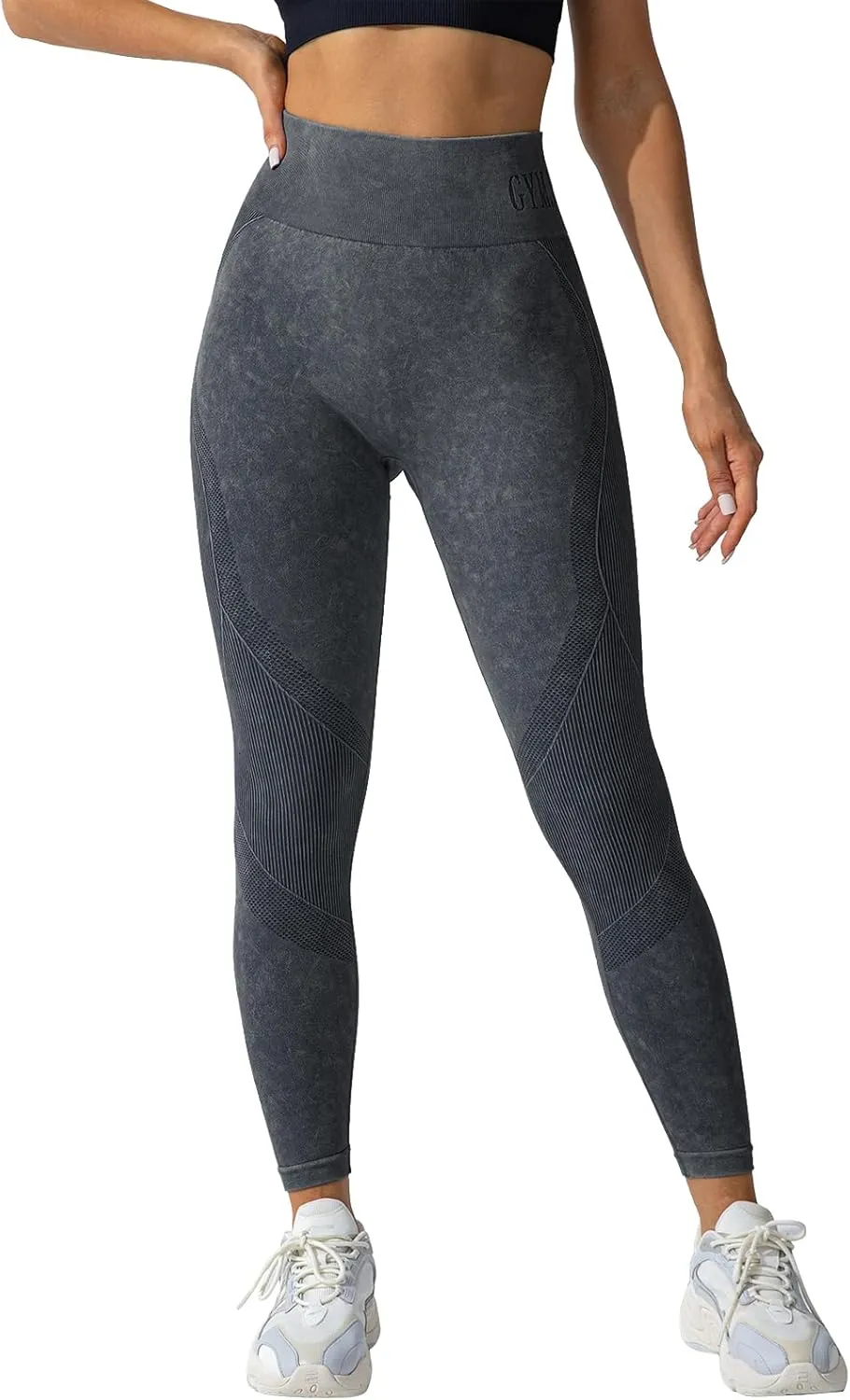 3 Piece Leggings for Women Seamless Scrunch Leggings Butt Lifting Gym High Waisted Athletic Leggings