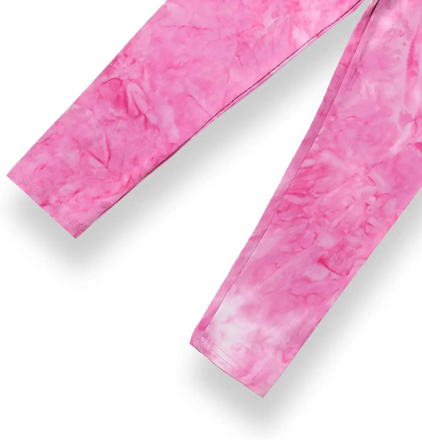 4 Pack Girls Printed Leggings Soft Yoga Pants Kids Tie-Dye Leggings