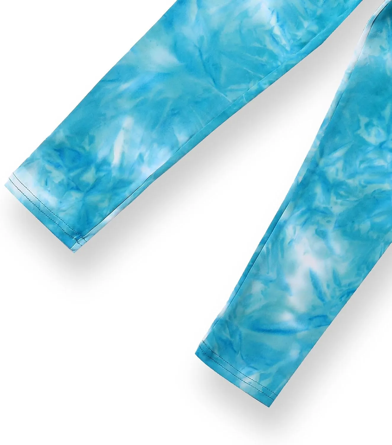 4 Pack Girls Printed Leggings Soft Yoga Pants Kids Tie-Dye Leggings
