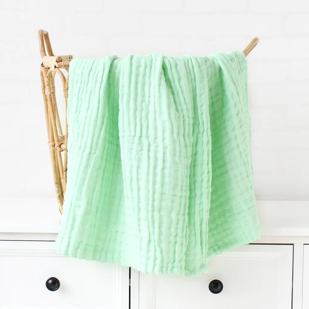 6 Layers Bamboo Cotton Baby Receiving Blanket Infant Kids  Blanket Sleeping Warm Quilt Bed Cover Baby Blanket