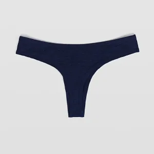 7 Pack - Women's Alpaca Wool Thong: 160 Ultralight