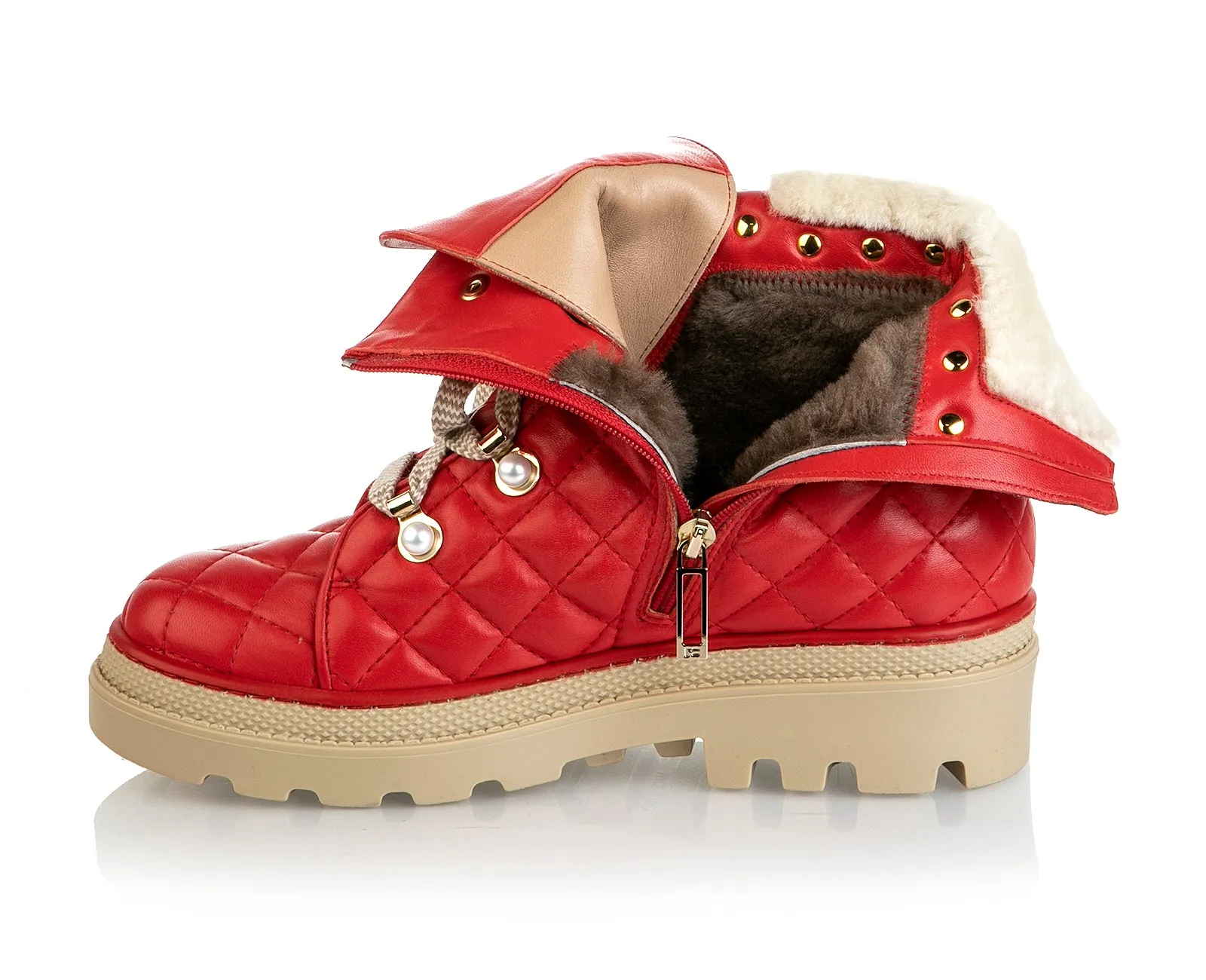 8035 Marino Fabiani Boots / Red