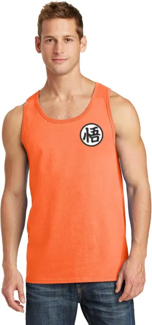ALLNTRENDS Men's Tank Top Goku's Training Symbol Cool Gym Workout Top