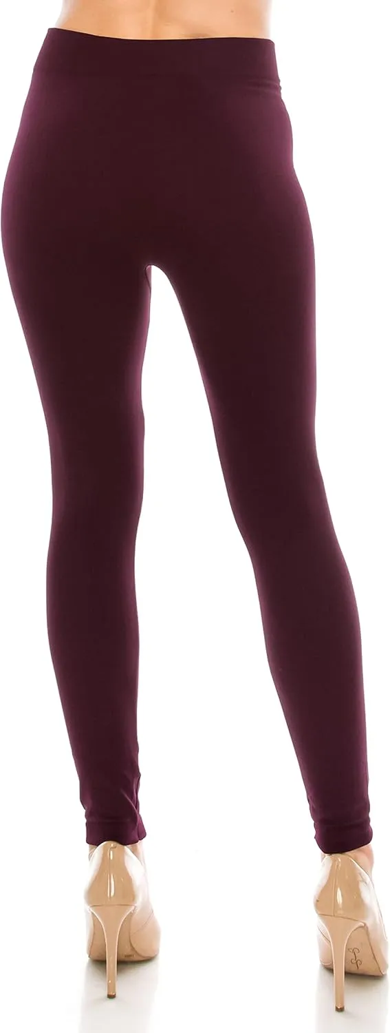 ALWAYS Women's Cotton Yoga Leggings - High Waist Premium Soft Breathable Stretchy Ribbed Leggings