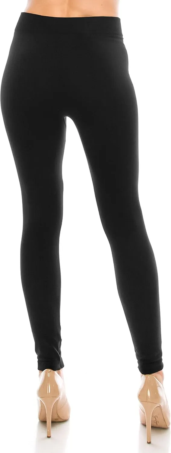 ALWAYS Women's Cotton Yoga Leggings - High Waist Premium Soft Breathable Stretchy Ribbed Leggings