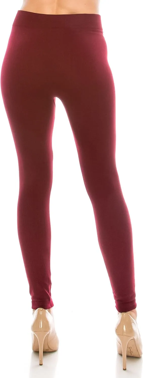 ALWAYS Women's Cotton Yoga Leggings - High Waist Premium Soft Breathable Stretchy Ribbed Leggings