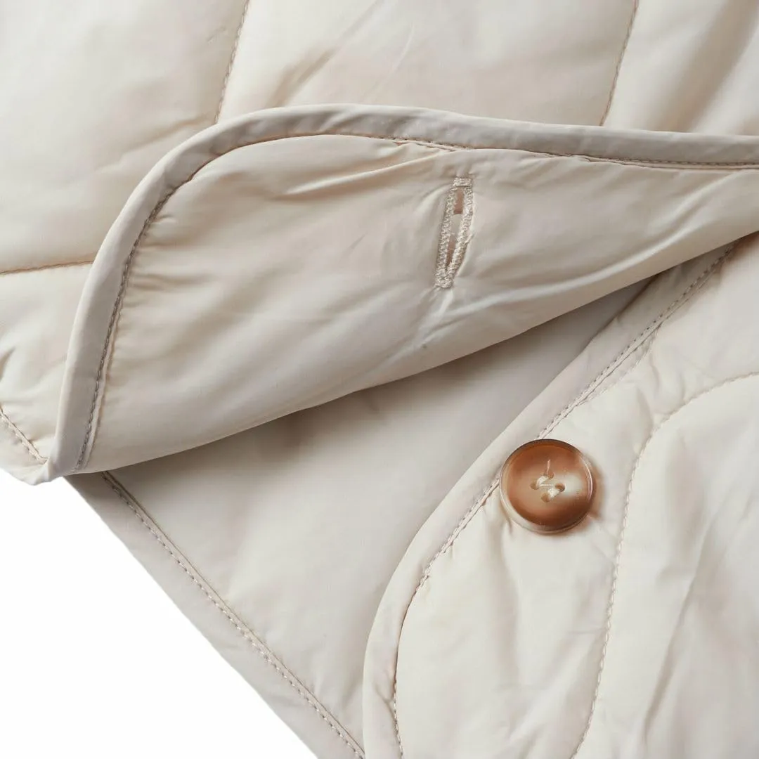 Amazhiyu Women's Lightweight Quilted Puffer Vest Sleeveless Button Padded Gilet