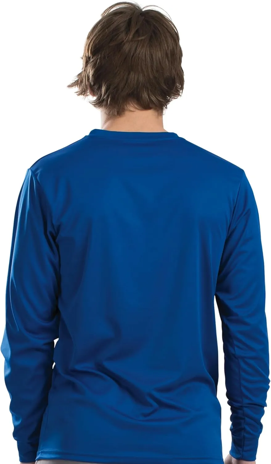 Augusta Sportswear Wicking Long Sleeve Sun Protection Athletic Shirt for Running, Hiking, Fishing, and Outdoor Activities