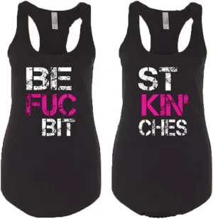 Best Fucking Bitches Tank Top | Unisex Couple Matching Tank Top | Deep Tank for Him and Her | Funny Tank Top