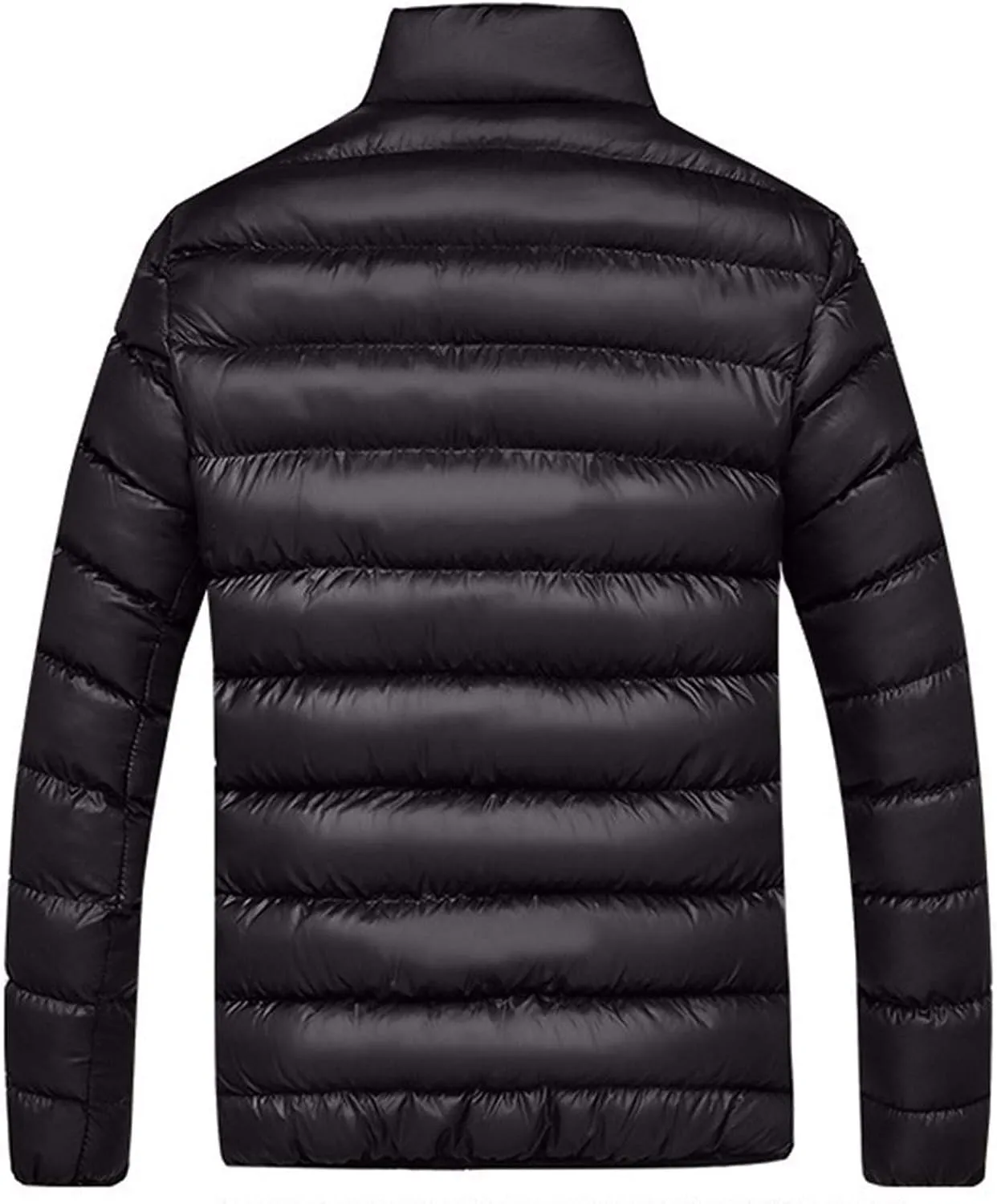 BIFUTON Winter Jackets for Men,Men's Winter Jacket - Lightweight Quilted Puffer Parka Coat Warm Padded Windbreaker Ski Jacket