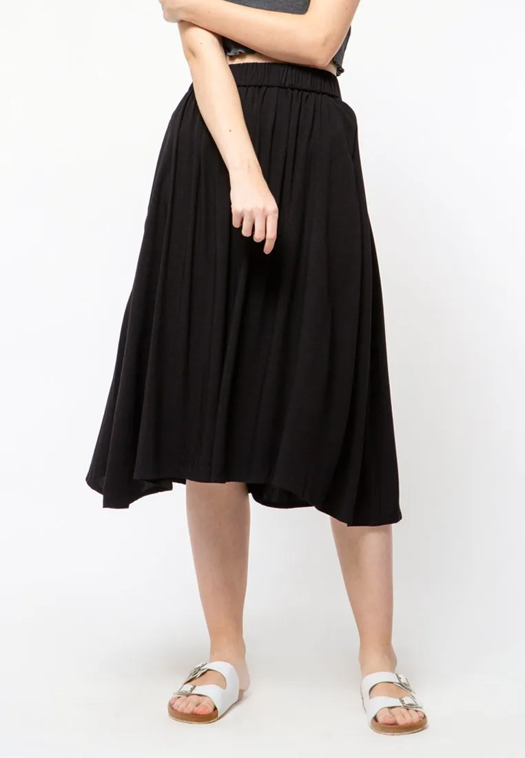 Black Midi Skirt
