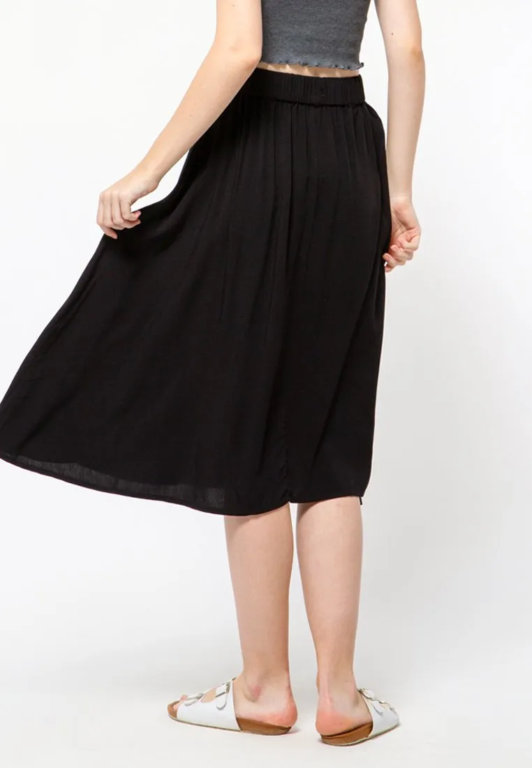 Black Midi Skirt