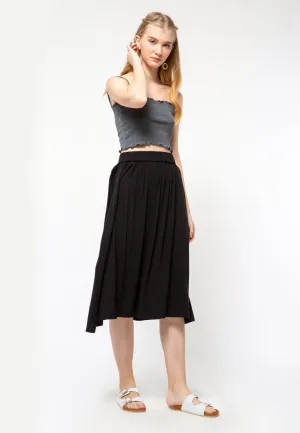 Black Midi Skirt