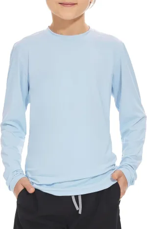 Boys Rash Guard Swim Shirt Long Sleeve UPF 50  Sun Protection Shirt Toddler Quick Dry Rash Guard Swimming Shirt