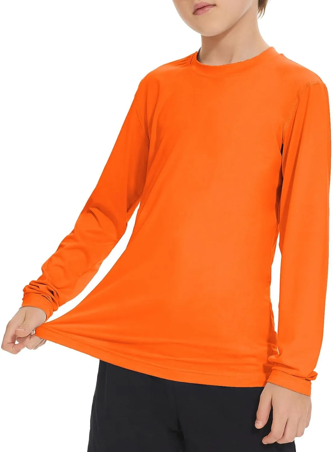 Boys Rash Guard Swim Shirt Long Sleeve UPF 50  Sun Protection Shirt Toddler Quick Dry Rash Guard Swimming Shirt