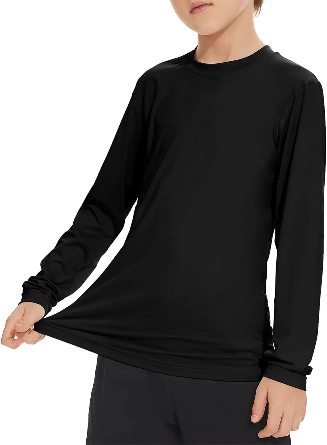 Boys Rash Guard Swim Shirt Long Sleeve UPF 50  Sun Protection Shirt Toddler Quick Dry Rash Guard Swimming Shirt