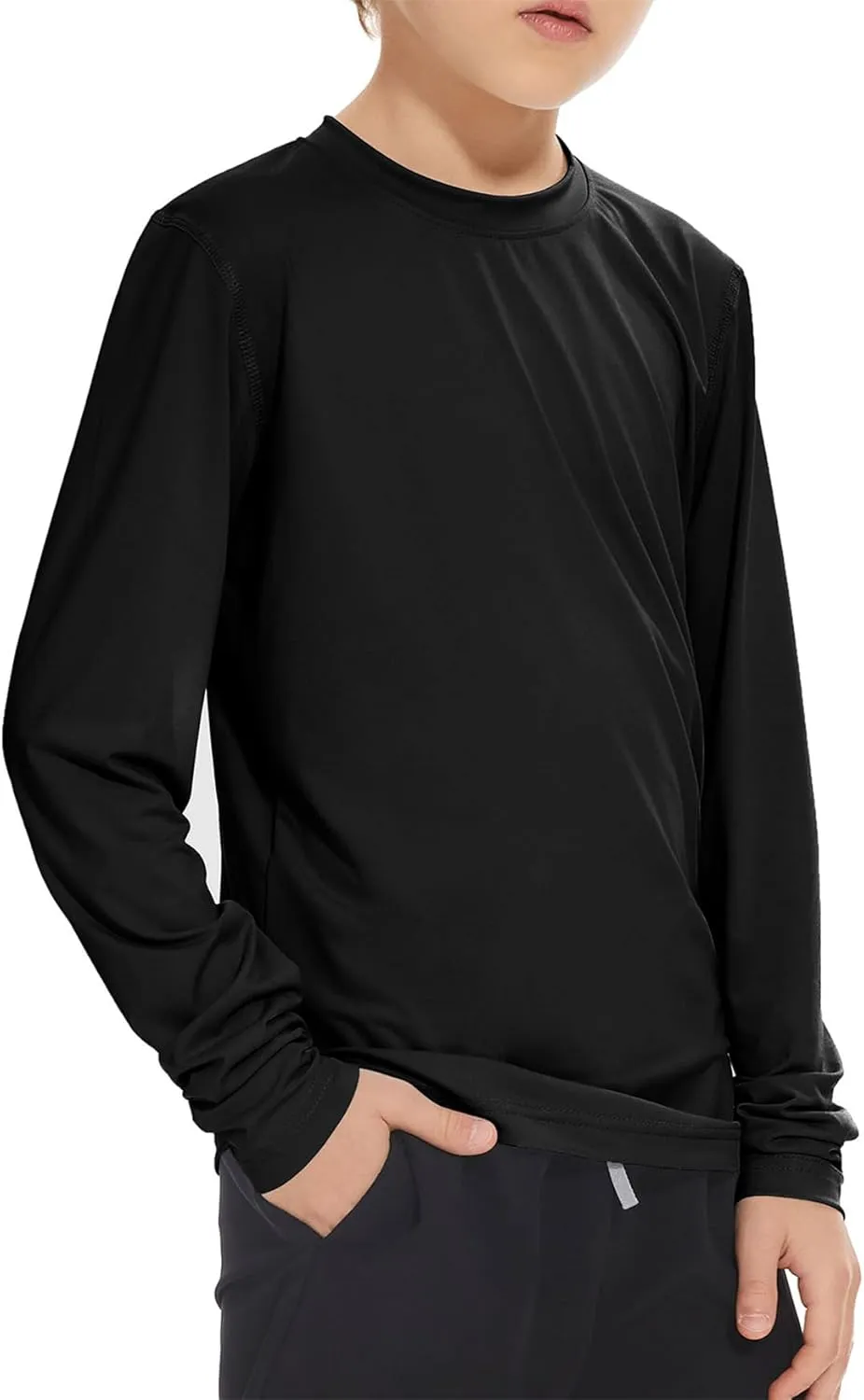 Boys Rash Guard Swim Shirt Long Sleeve UPF 50  Sun Protection Shirt Toddler Quick Dry Rash Guard Swimming Shirt