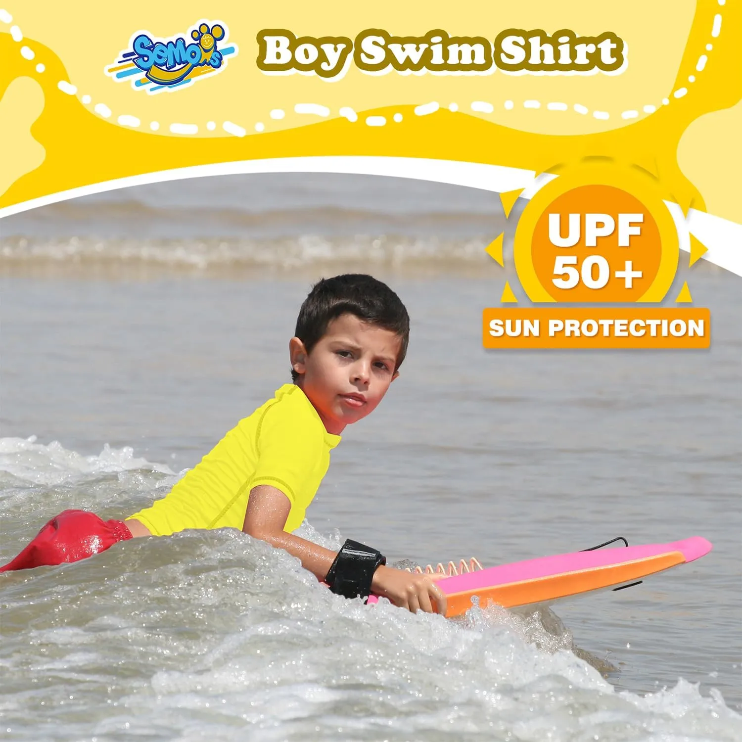 Boys Rash Guard Swim Shirt Short Sleeve Swimwear Toddler Kids Youth Rashguard Water Shirt UPF  50 Quick Dry Shirt