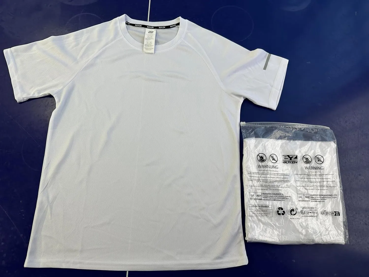 Boyzn 1 or 3 Pack Men's Workout Running Shirts, Dry Fit Moisture Wicking T-Shirts, Sports Gym Athletic Short Sleeve Shirts