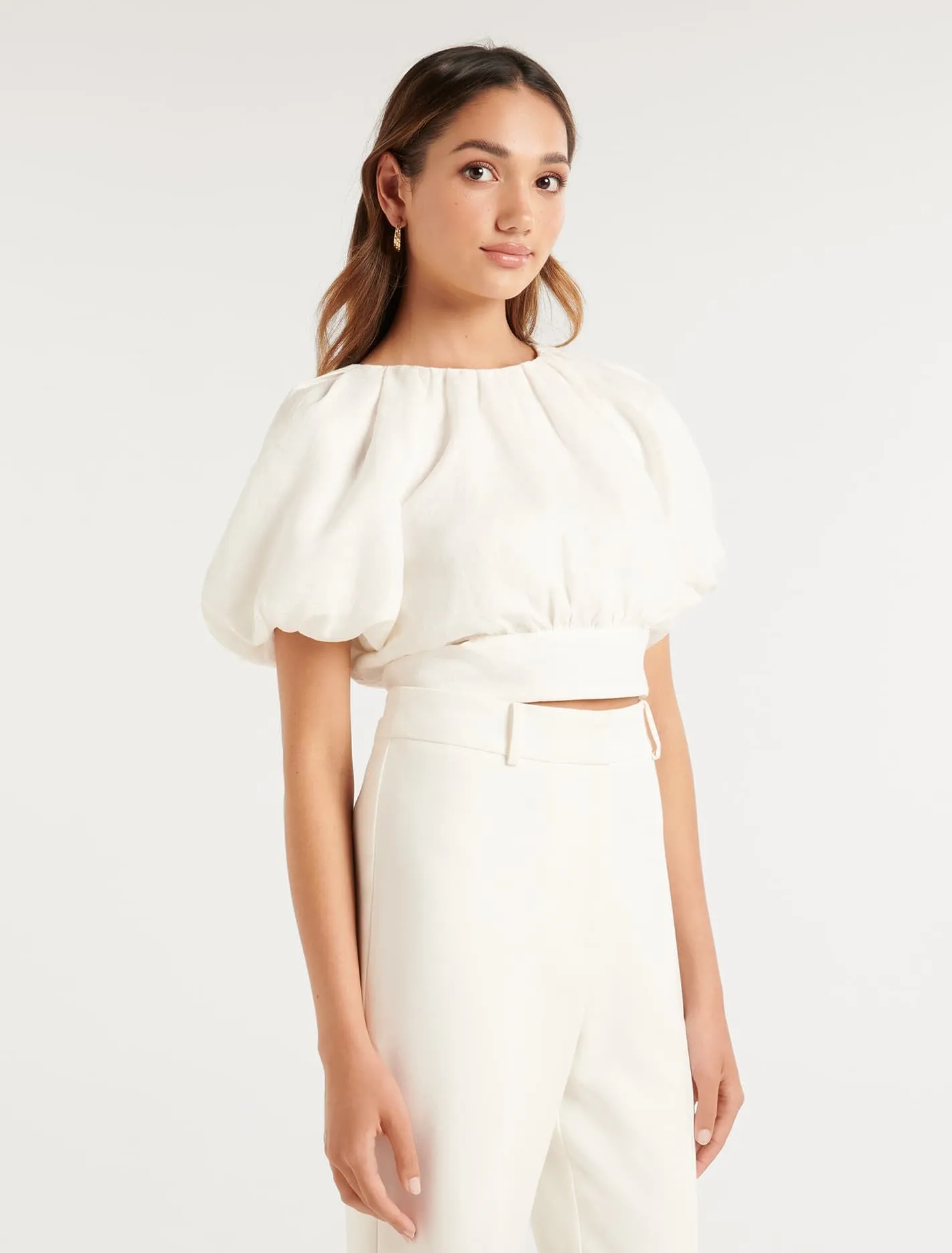 Brooke Petite Puff Sleeve Top