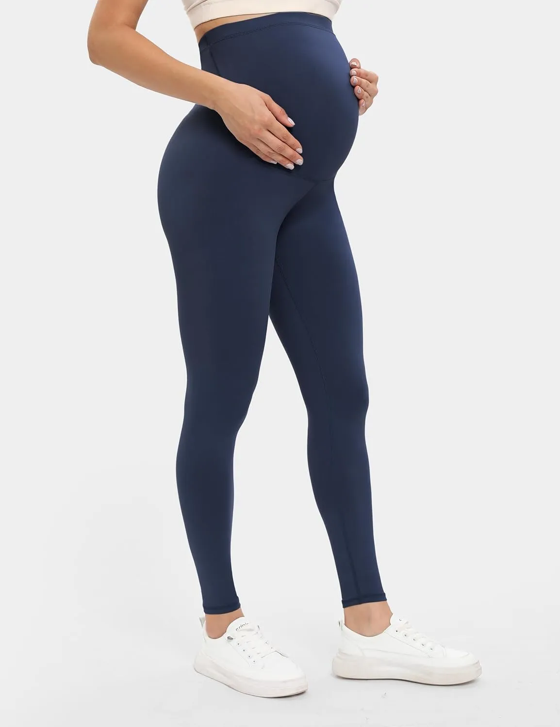 Buttergene 5 Pack Women's Creamlush Maternity Leggings Maternity Yoga Pants Pregnancy Leggings Maternity Clothes