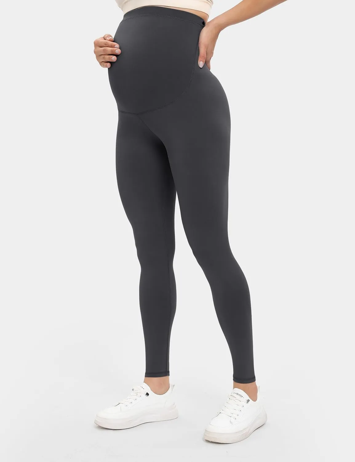 Buttergene 5 Pack Women's Creamlush Maternity Leggings Maternity Yoga Pants Pregnancy Leggings Maternity Clothes