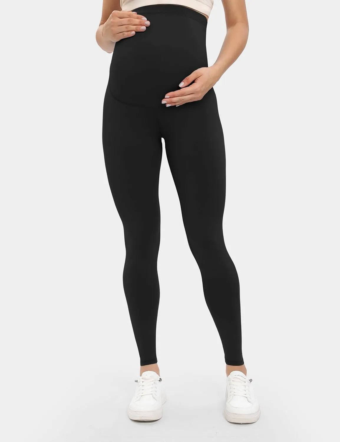 Buttergene 5 Pack Women's Creamlush Maternity Leggings Maternity Yoga Pants Pregnancy Leggings Maternity Clothes