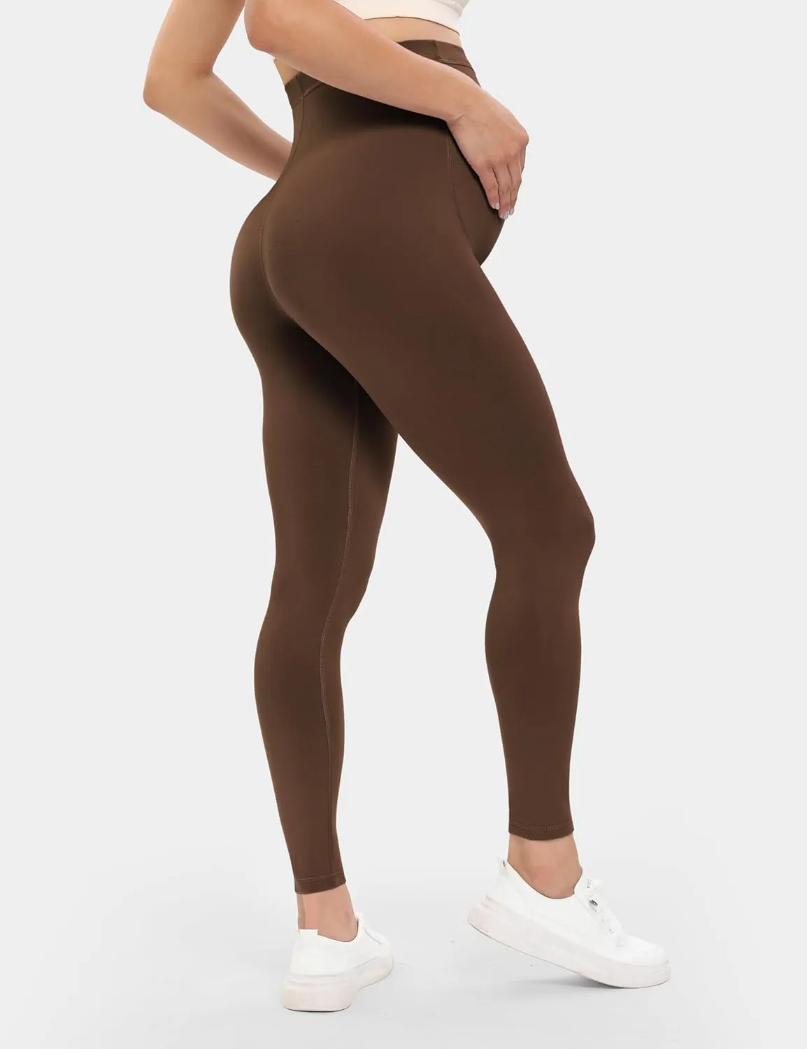 Buttergene 5 Pack Women's Creamlush Maternity Leggings Maternity Yoga Pants Pregnancy Leggings Maternity Clothes