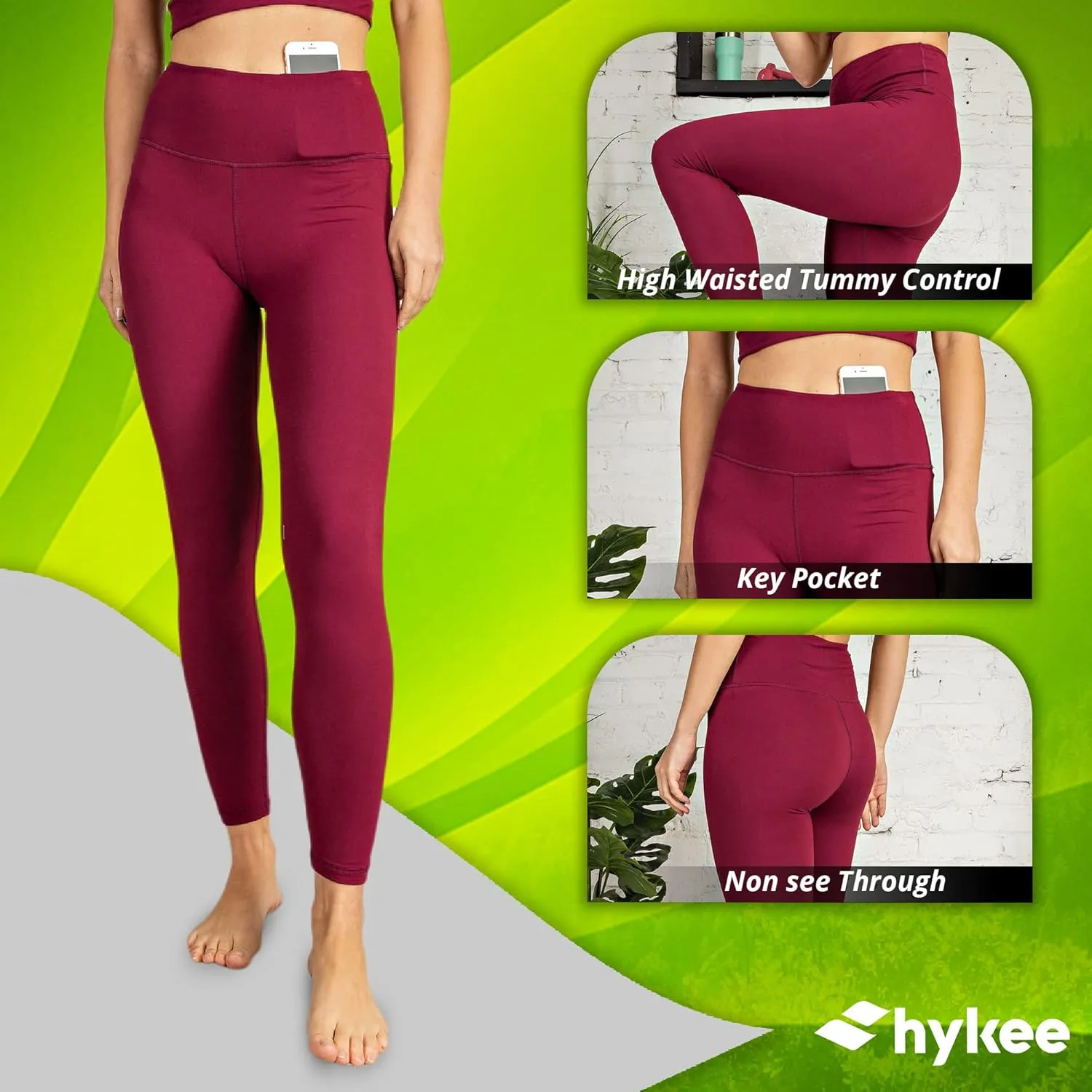 Buttery Soft Leggings for Women - Yoga Pants - Black Leggings Women - Workout - High Waisted Tummy Control Leggings for Women
