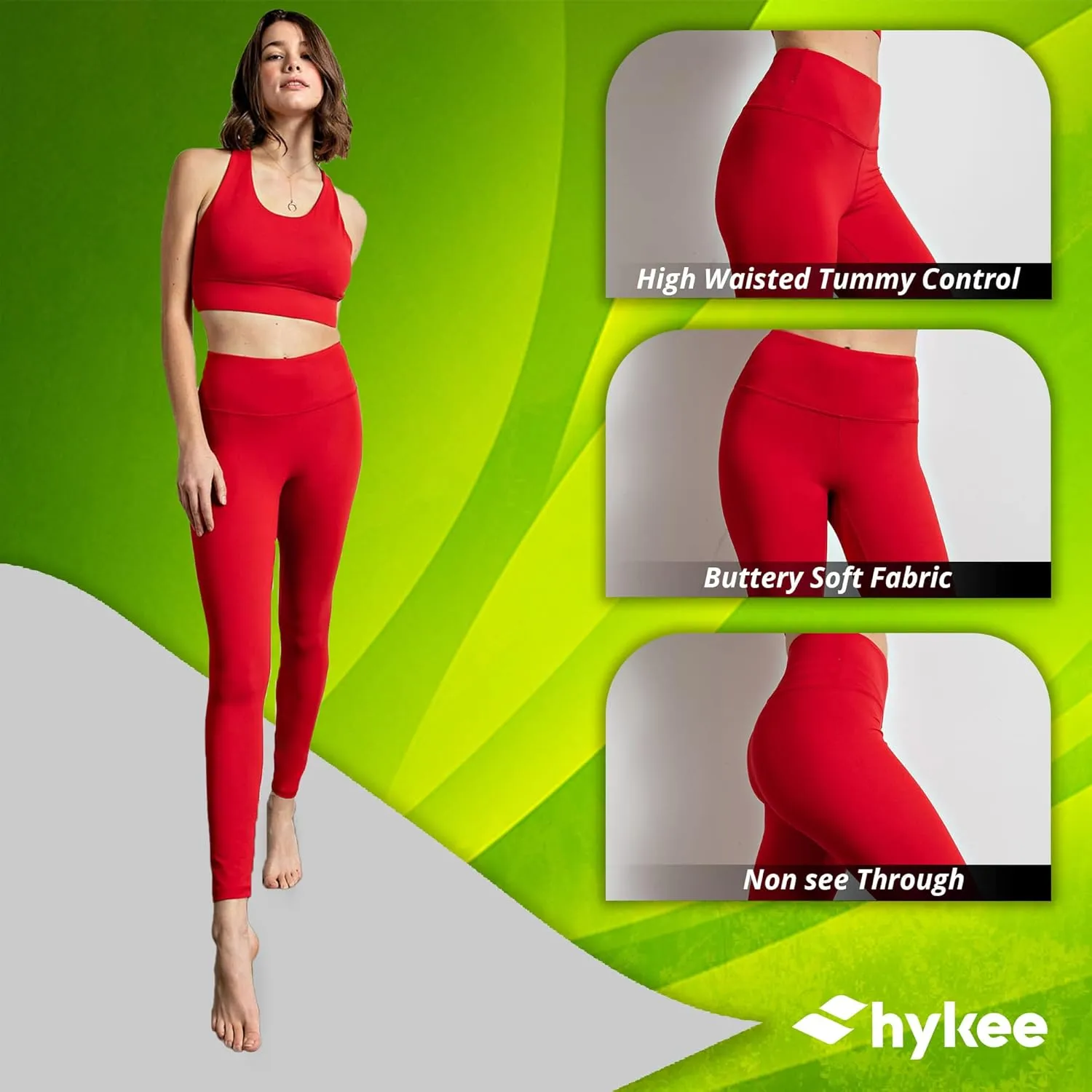 Buttery Soft Leggings for Women - Yoga Pants - Black Leggings Women - Workout - High Waisted Tummy Control Leggings for Women