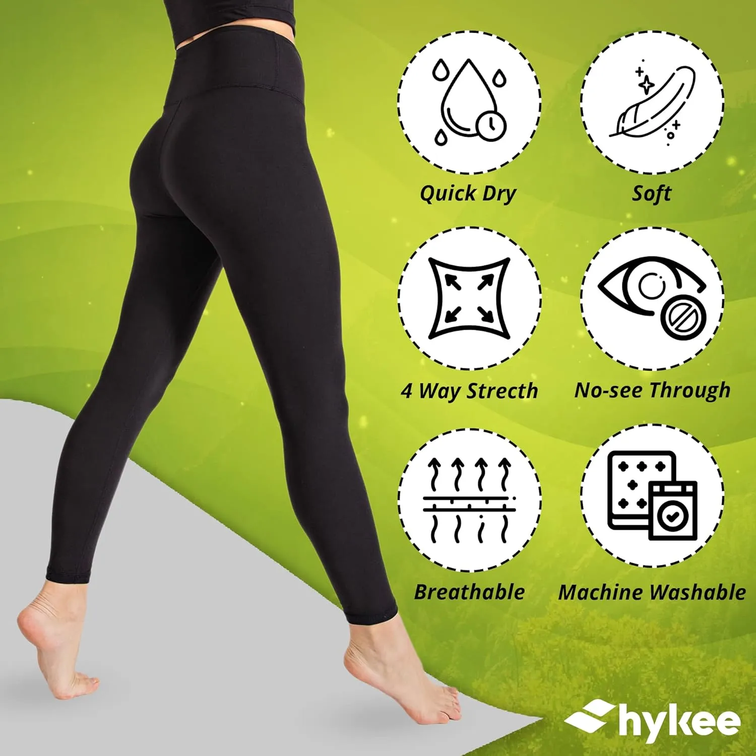 Buttery Soft Leggings for Women - Yoga Pants - Black Leggings Women - Workout - High Waisted Tummy Control Leggings for Women