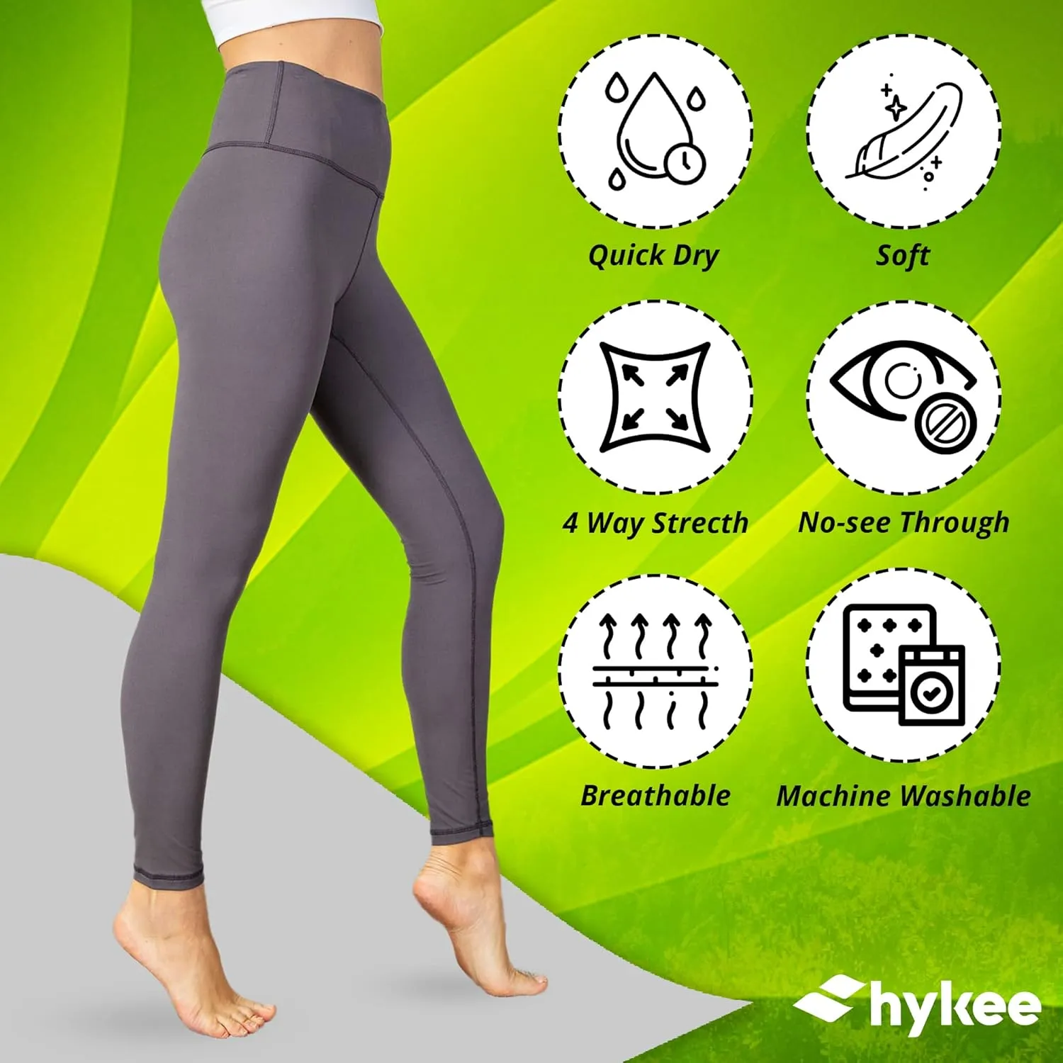 Buttery Soft Leggings for Women - Yoga Pants - Black Leggings Women - Workout - High Waisted Tummy Control Leggings for Women