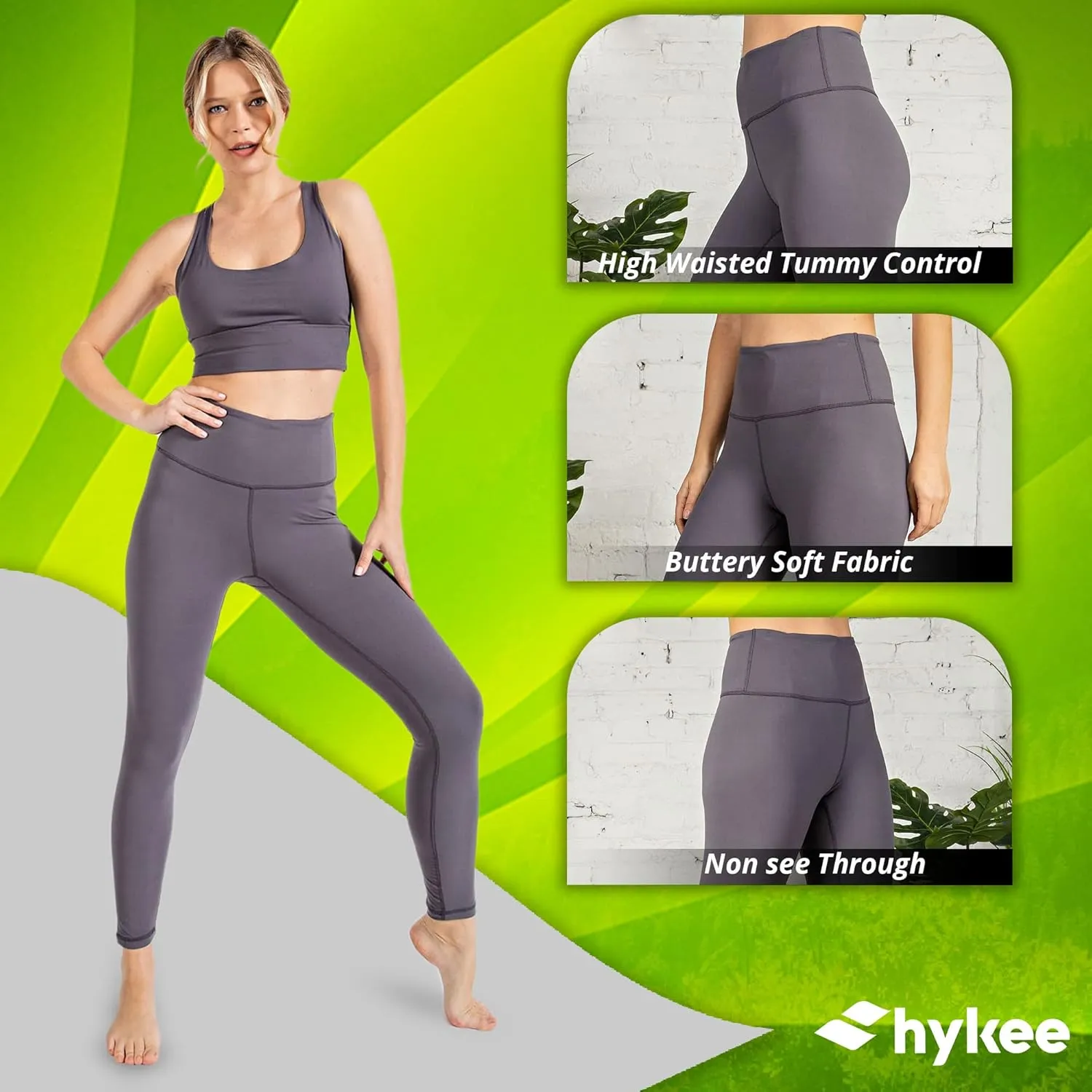 Buttery Soft Leggings for Women - Yoga Pants - Black Leggings Women - Workout - High Waisted Tummy Control Leggings for Women