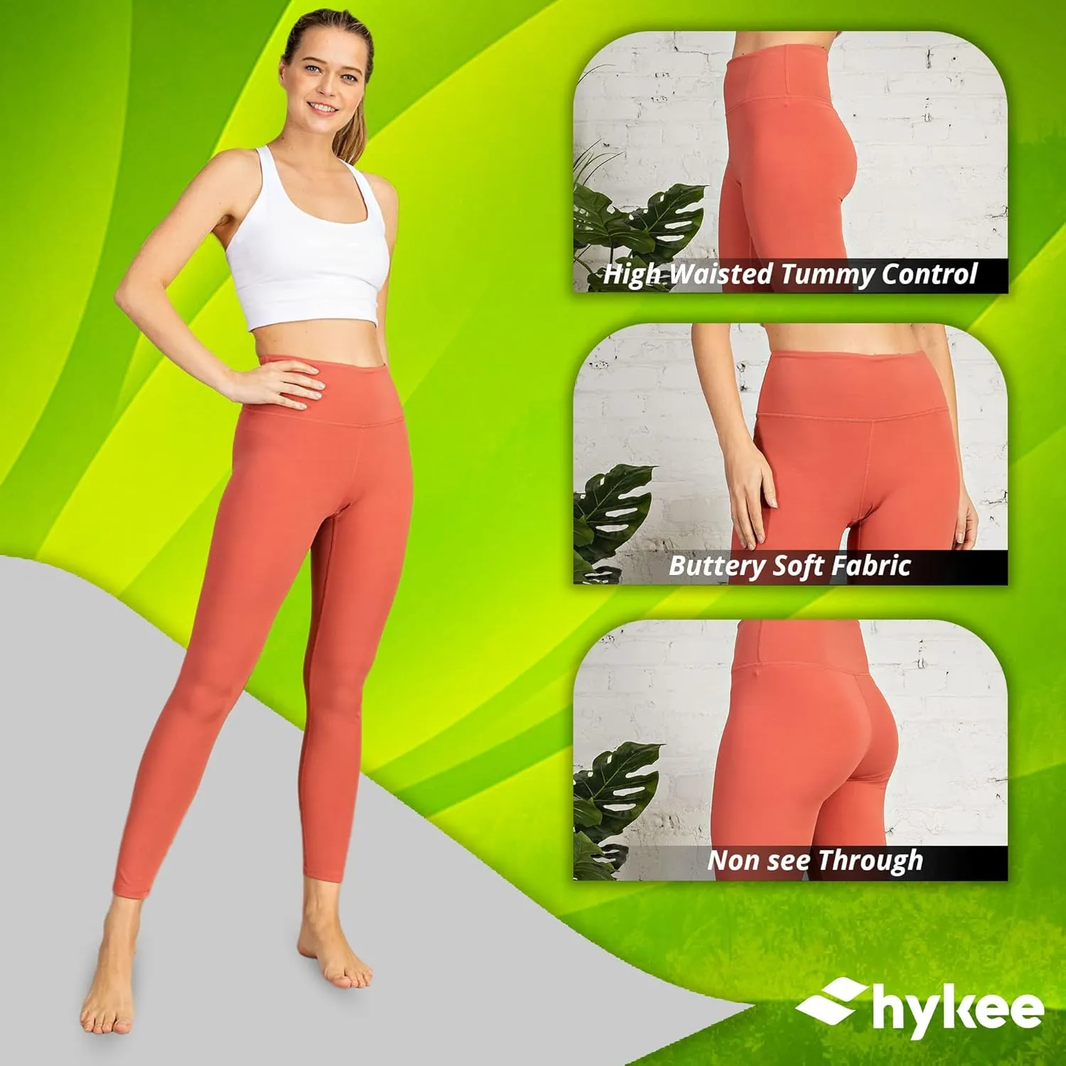 Buttery Soft Leggings for Women - Yoga Pants - Black Leggings Women - Workout - High Waisted Tummy Control Leggings for Women