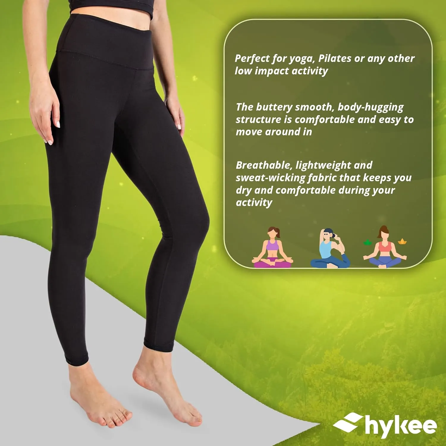 Buttery Soft Leggings for Women - Yoga Pants - Black Leggings Women - Workout - High Waisted Tummy Control Leggings for Women