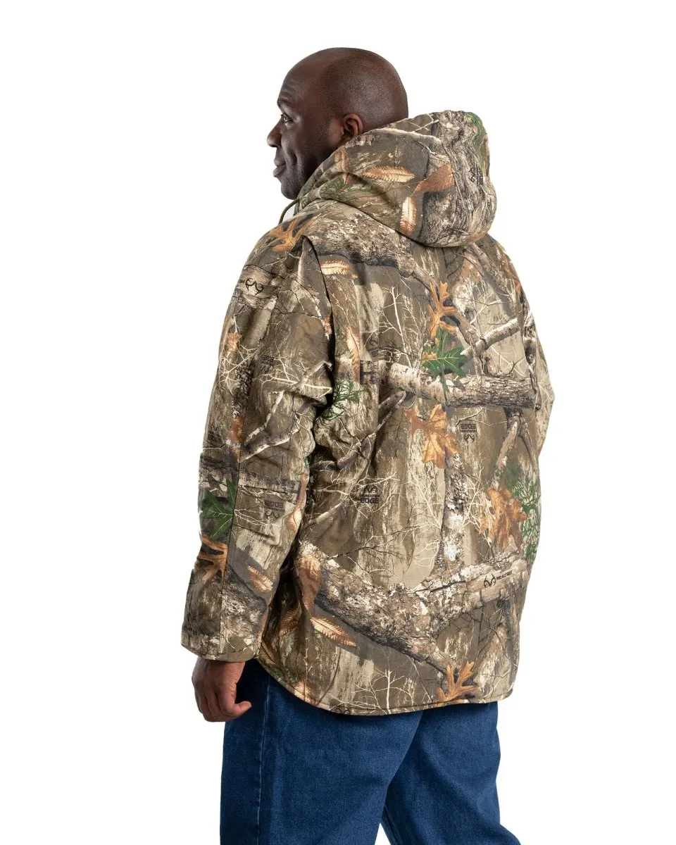 Camo Heartland Realtree Edge Washed Duck Hooded Work Coat