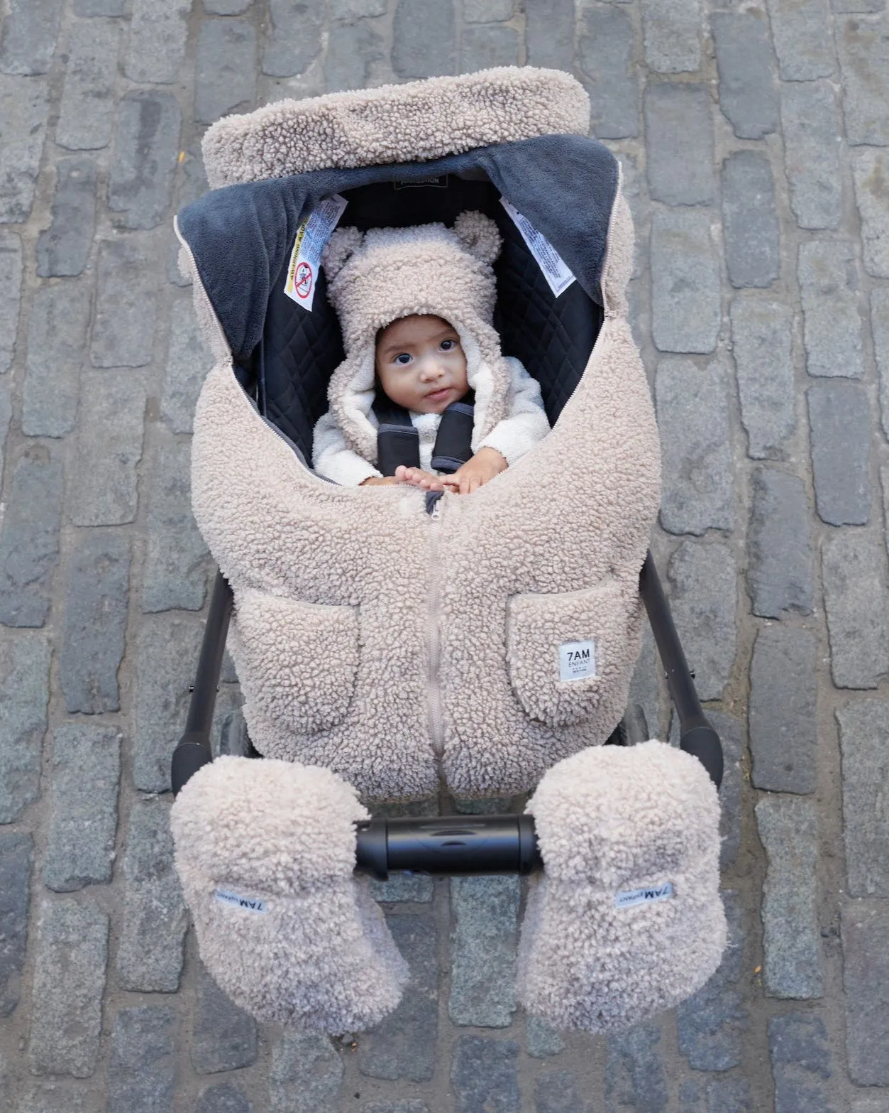Car Seat Cocoon - Teddy