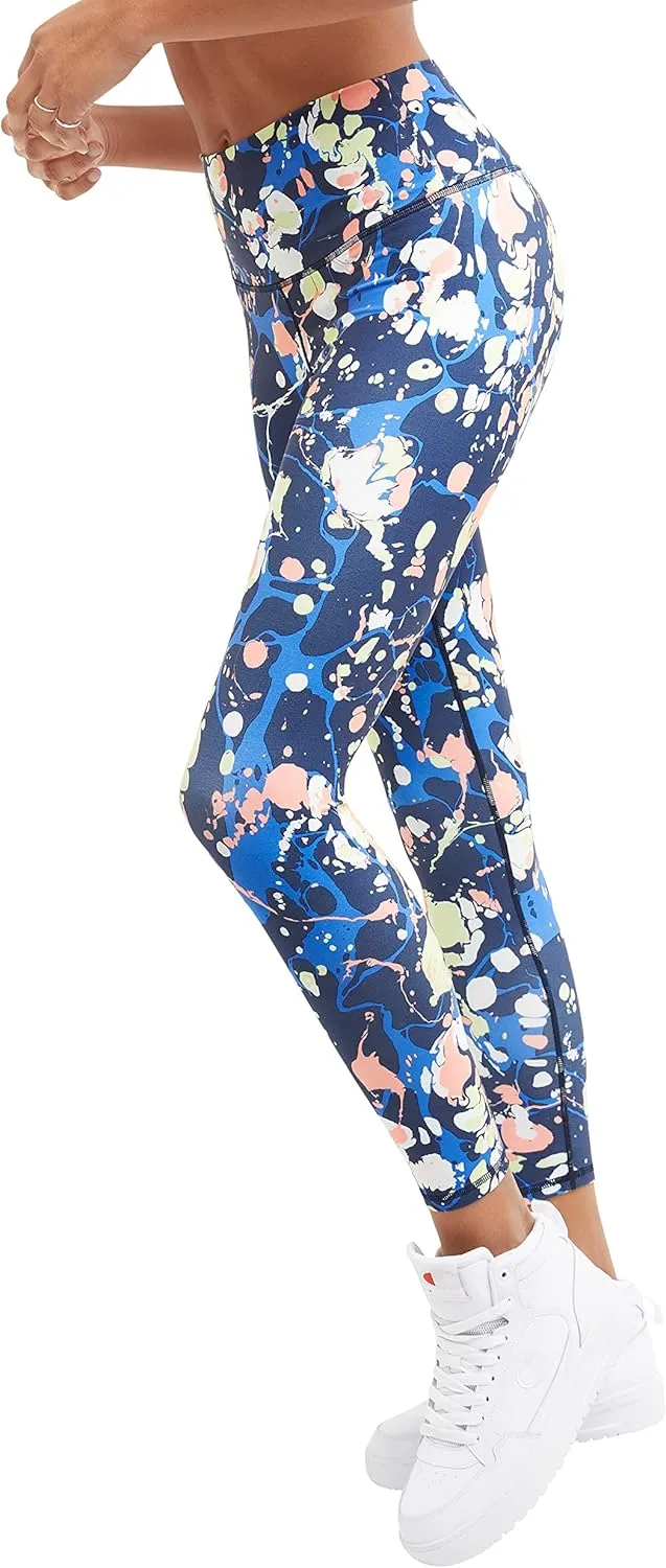 Champion Women's Leggings, Soft Touch, Moisture-Wicking, 7/8 Leggings for Women, 25"