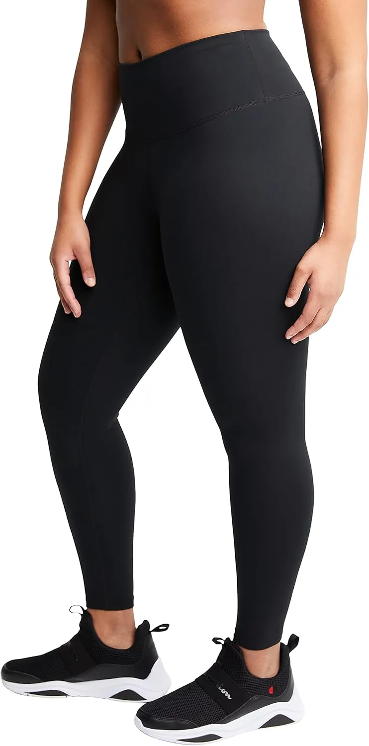 Champion Women's Leggings, Soft Touch, Moisture-Wicking, 7/8 Leggings for Women, 25"