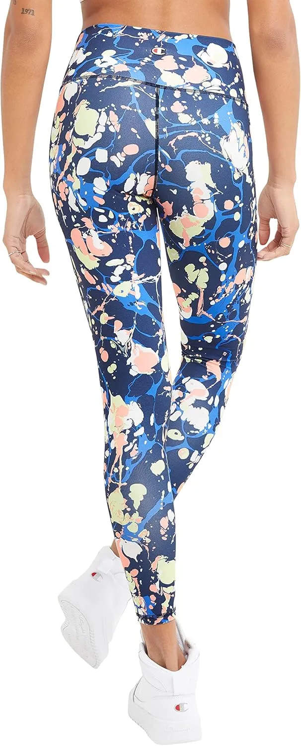 Champion Women's Leggings, Soft Touch, Moisture-Wicking, 7/8 Leggings for Women, 25"