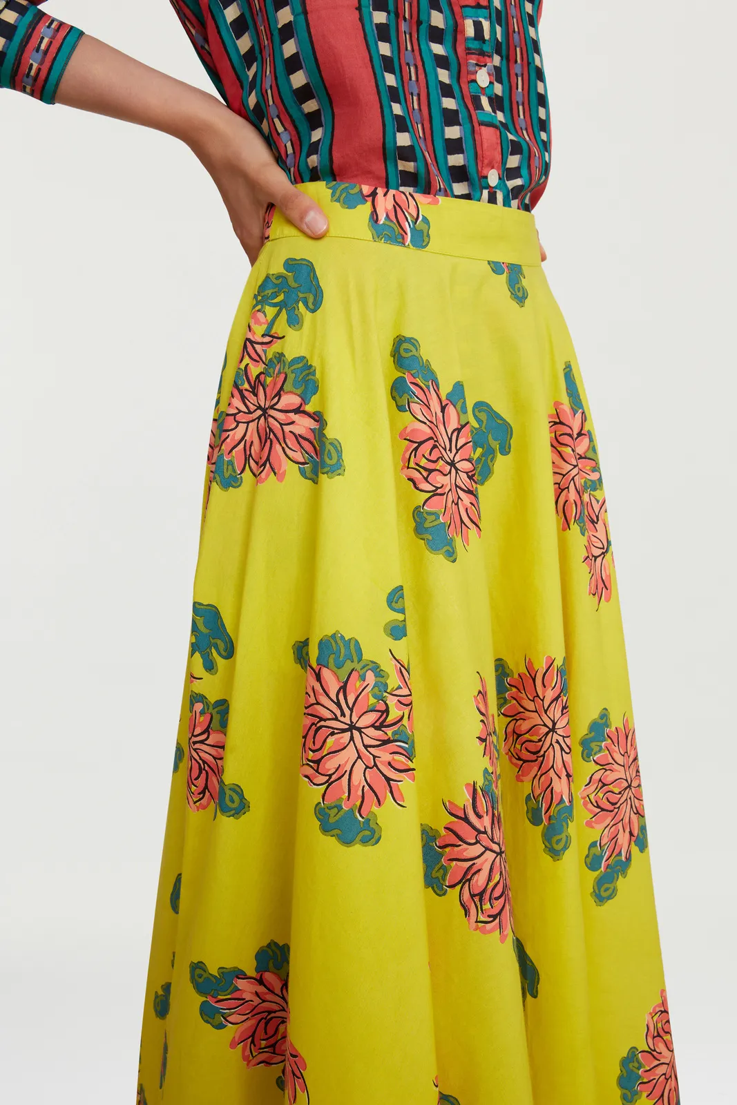 Circle Skirt in Lemon