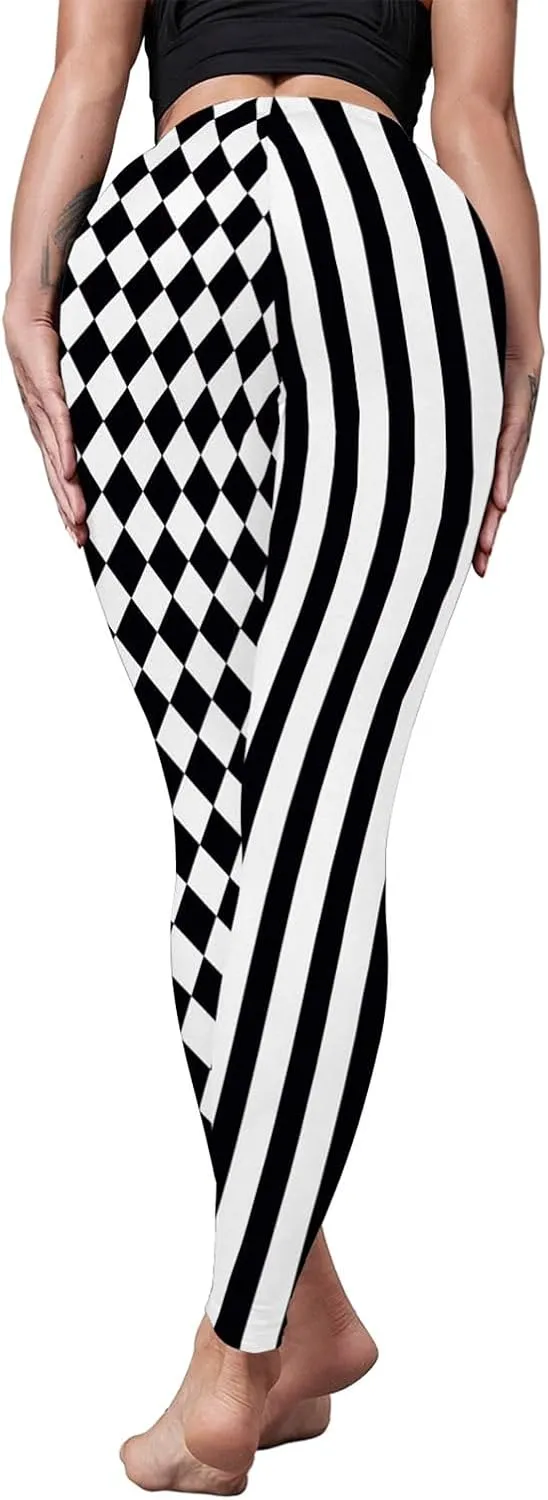 color cosplayer Womens Halloween Leggings Printed Stretchy Leggings Yoga Pants
