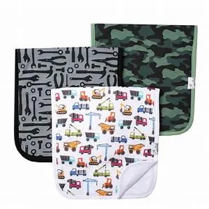 Copper Pearl Premium Burp Cloths | Diesel Set