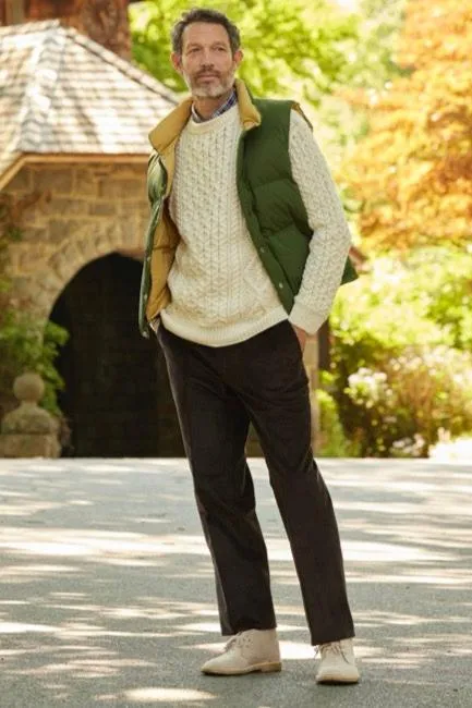 CRESCENT DOWN WORKS VEST - OLIVE