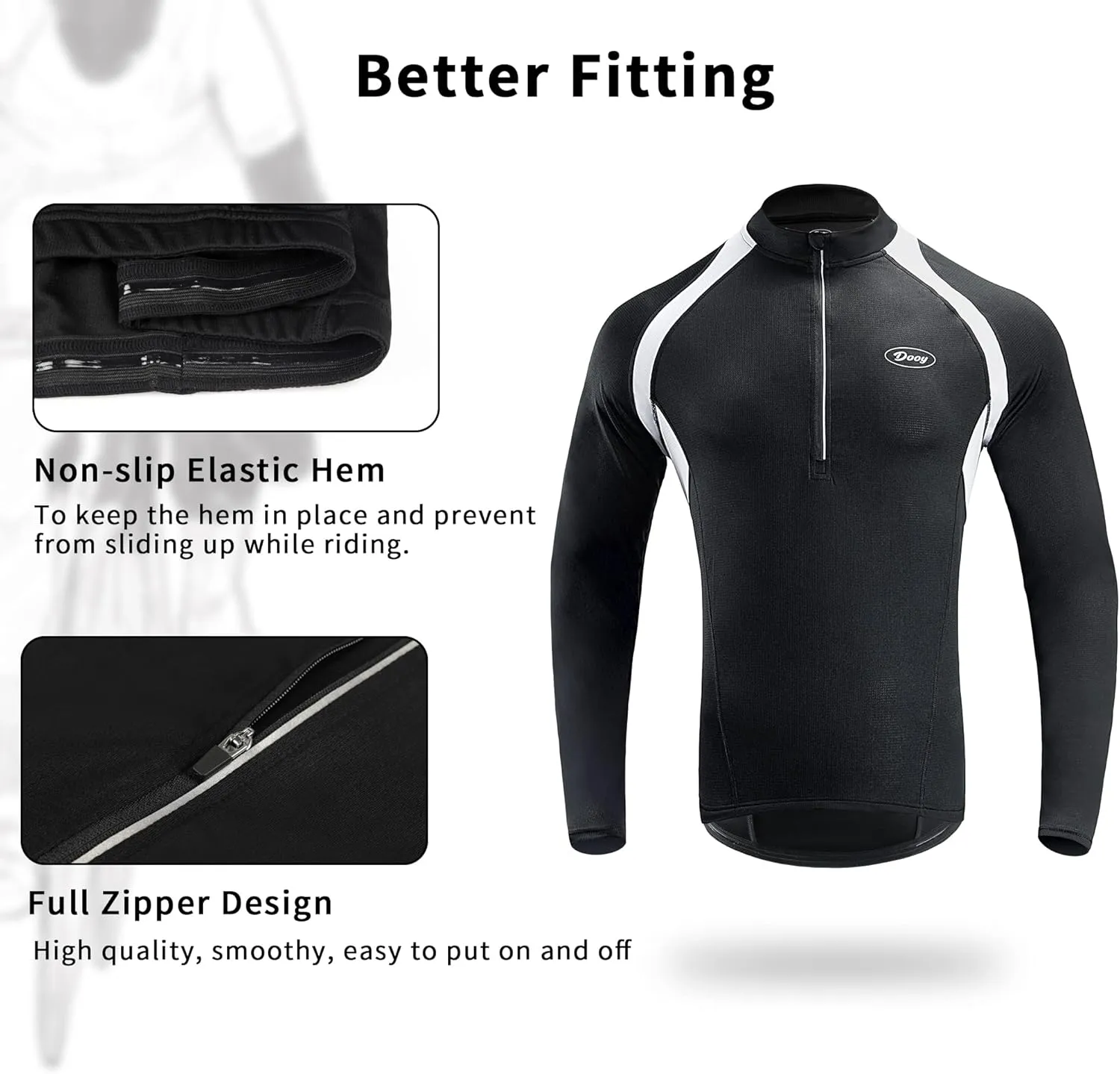 Cycling Jersey Men Short/Long Sleeve MTB Biking Shirts with Pockets- Moisture Wicking,Quick Dry,Reflective Strip
