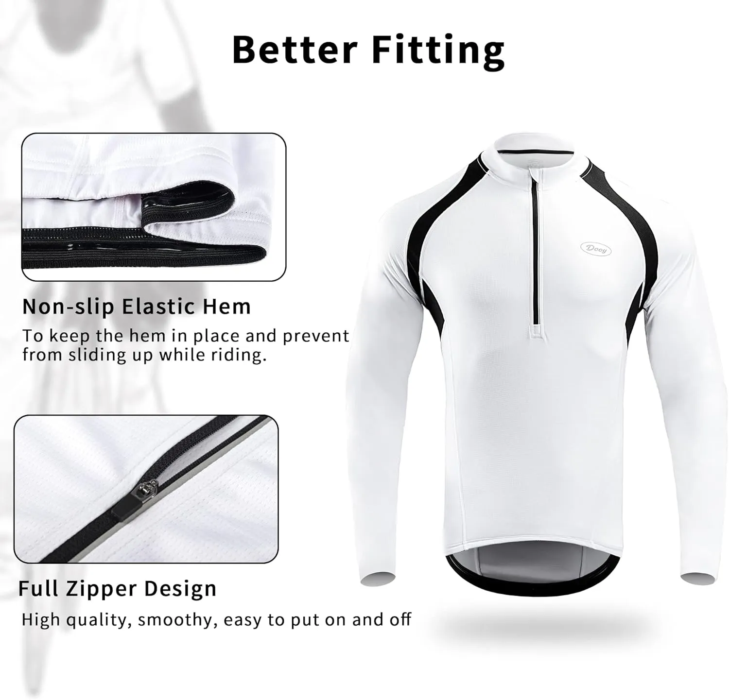Cycling Jersey Men Short/Long Sleeve MTB Biking Shirts with Pockets- Moisture Wicking,Quick Dry,Reflective Strip