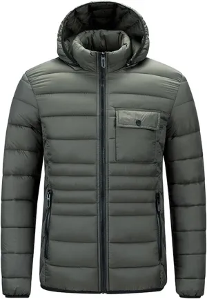 Daily Deals of Todays Men Warm Jacket Cotton Winter Padded Coat Classic Mens Cattleman Jacket Tranch Coat Men Mens Summer Business Jacket Waxed Canvas Jacket Men Plus Size Winter Coat