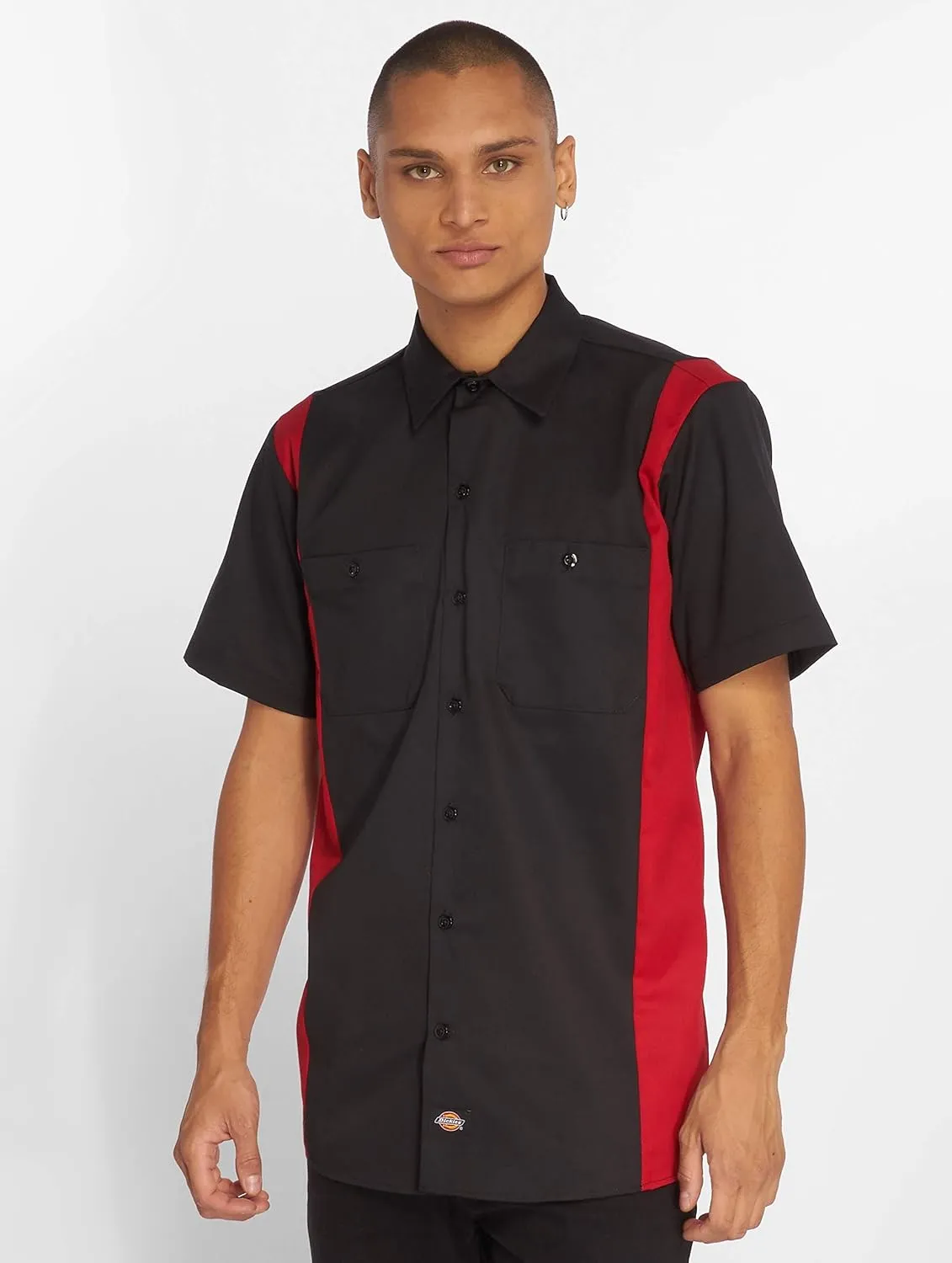 Dickies Men's Short-Sleeve Two-Tone Work Shirt