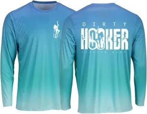 Dirty Hooker Dry Fit Long Sleeve Fishing Shirt for Men Special Edition - Uv Protection Long Sleeve Shirt Men - Swim Shirt