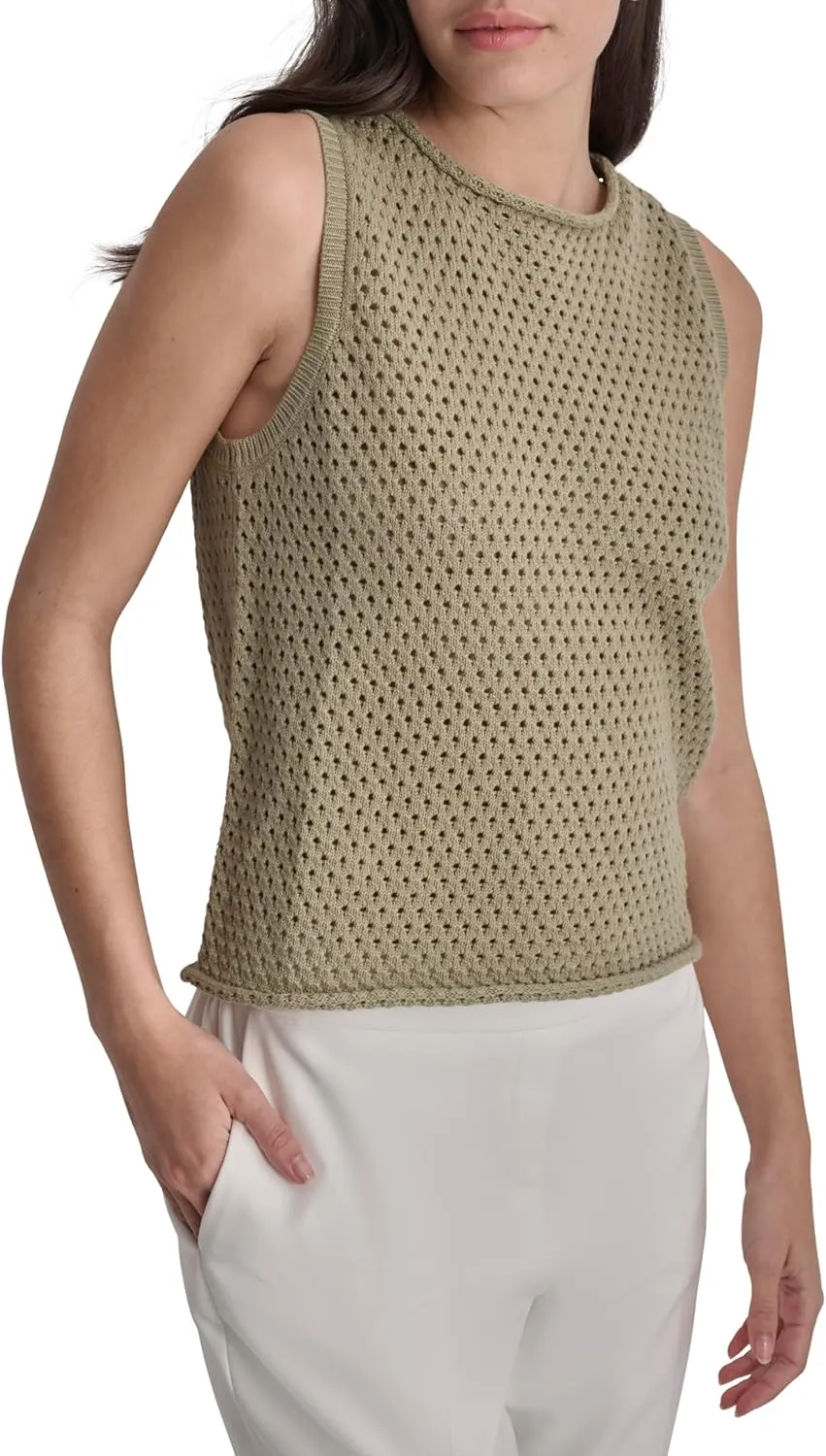 DKNY Women's Sleeveless Tank Top Blouse